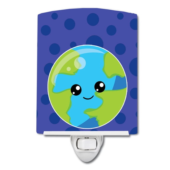 Planets Earth Ceramic Night Light