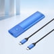 thumbnail image 5 of Dual Protocols M.2 NVMe SATA SSD Case para 2280/2260/2242 SSD (Blue NVME) Ehuebsd Para estrenar, 5 of 8