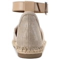 thumbnail image 3 of Style & Co. Womens Paminna Faux Suede Toe Cap Flat Sandals, 3 of 3