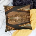 thumbnail image 2 of SHANXI Manhattan Bridge Night Decorative Throw Pillow Case Square Cushion Cover Standard Pillow Cases 22x22in, 2 of 5