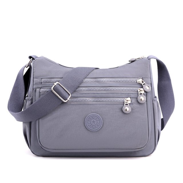 Bolso de hombro para mujer, bandolera de nailon resistente al agua Fivean unisex