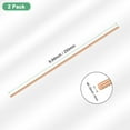 thumbnail image 3 of Uxcell 2-Pack Barra Redonda de Cobre 4mm x 250mm T2 Stock de Cobre, 3 of 7