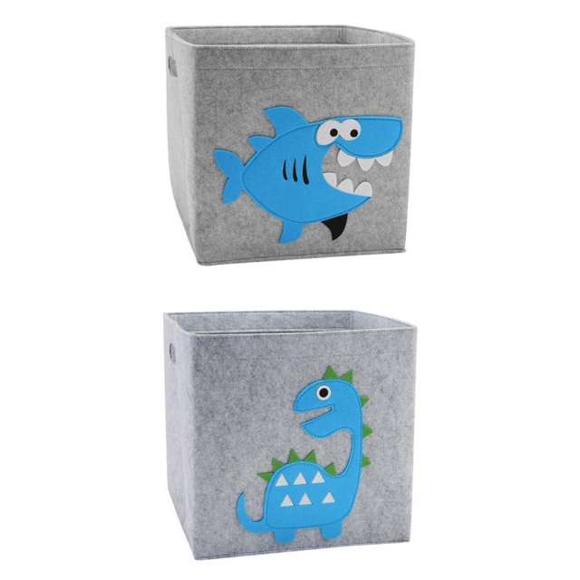de de Almacenamiento de Tiburón , Cajas de Almacenamiento Grandes para Plegable Yotijar Contenedor de cesta de almacenamiento
