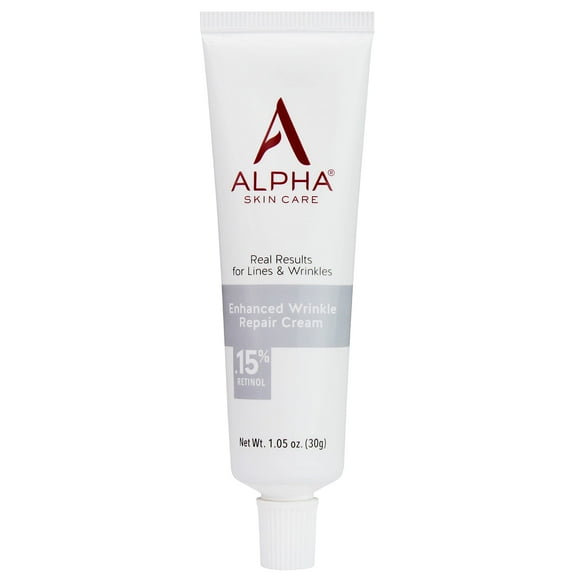 Alpha Skin care Enhanced Wrinkle Repair cream Anti-Aging Formula 015% Retinol Vitamin A, c & E Reduces the Appearance of Lines & Wrinkles For All Skin Types 105 Oz,White
