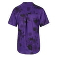thumbnail image 5 of Summer Cotton Short Sleeve Oversized Floral T Shirts for Women Purple Tops Fashion Plus Printing Easy Shirt Size Top Blouse Pocket Women's L, 5 of 9