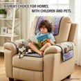 thumbnail image 3 of TSOVTHRID Hummingbird Butterfly Daisy Watercolor Print Recliner Slipcovers, Removable Non-Slip Lazyboy Couch Chair Cover Armrest Pad with Storage Pockets, Furniture Protector for Living Room(4 Pcs), 3 of 7