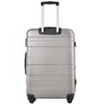 thumbnail image 3 of 3pcs Luggage Hardside Lightweight Durable Suitcase Sets Spinner Wheels Suitcase with TSA Lock, Luggage Sets Expandable ABS Hardshell, 20in/24in/28in, 3 of 8