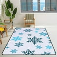 thumbnail image 3 of Coolnut 5'3" x 4' (63 x 48 in) Area Rug, Beautiful Snowflake on White Nursery Rug Floor Mat Kids Playing Mat for Living Room Bedroom, 3 of 6