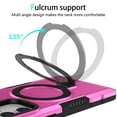 thumbnail image 3 of Cowithday for Samsung Galaxy S21 FE 5G Case with Magnetic Ring Stand, [Ring Holder] [Military Drop Protection] [Non-Slip Grip] Shockproof Soft Edge Phone Case Cover for Samsung S21 FE, Pink, 3 of 9