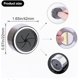 thumbnail image 3 of 6pcs Towel Holder, Self Adhesive Wall Dish Towel Hook, Round Wall Mount Towel Holder compatible Bathroom, Kitchen And Home, Wall, Cabinet, Garage, No, 3 of 4