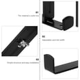 thumbnail image 2 of MasteelfCA 1pc Multifunctional Balcony Railing Hanging Flower Pot Hanger for Home (Black), 2 of 7