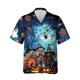 thumbnail image 3 of Camisa hawaiana con estampado 3D de vaca para hombre, camisa con estampado de animales de gran tamaño, ropa de calle informal Harajuku para hombre, camisas de moda para hombre, 3 of 5