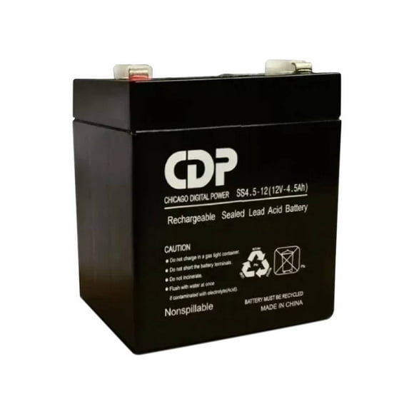 Batería de Reemplazo CDP ss4.5-12 de 12v/4.5Ah. CDP ss4.5-12(12v-4.5ah)
