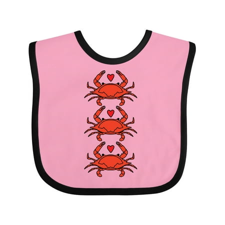 

Inktastic Crab Lover Gift Baby Boy or Baby Girl Bib