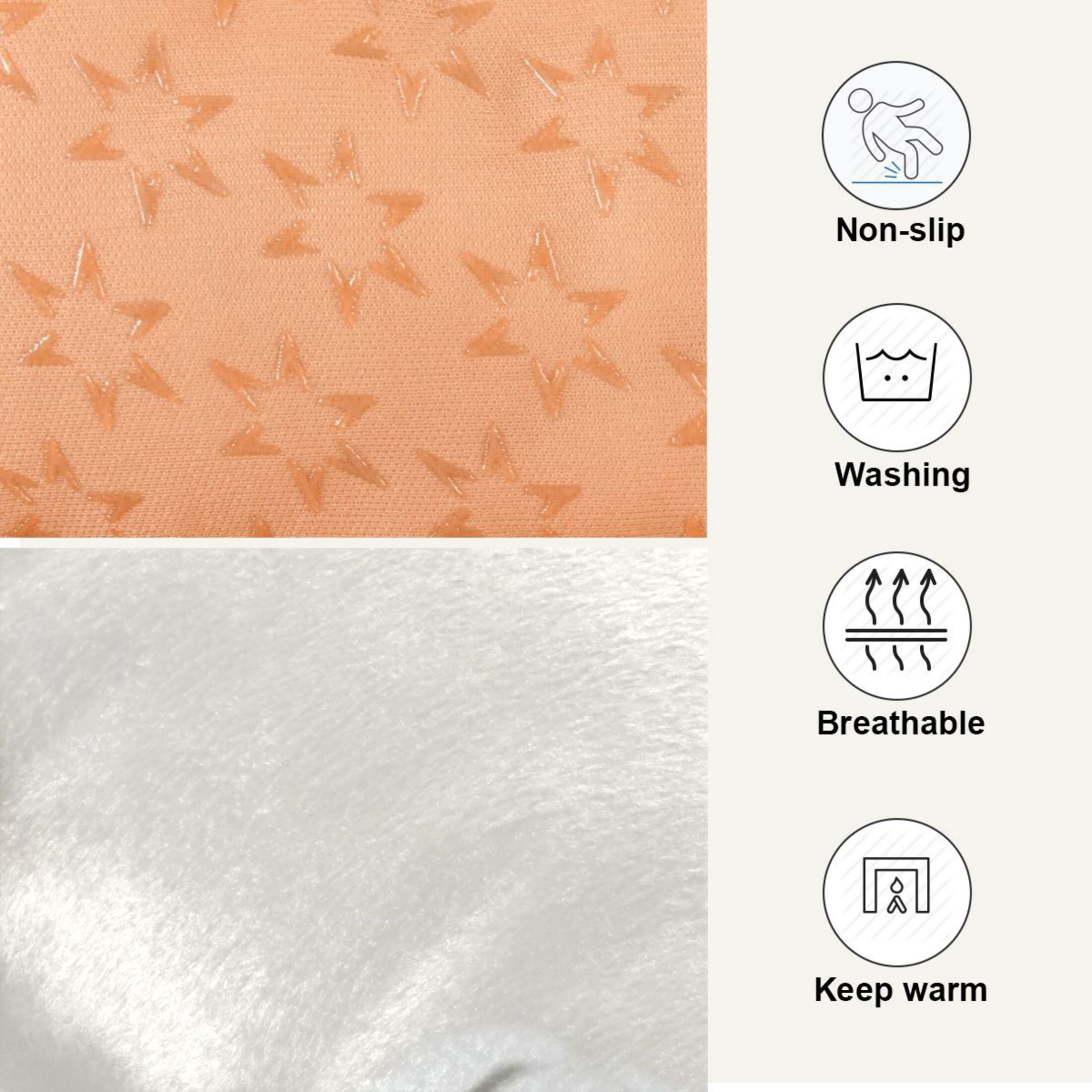 Cozy Mat Pet Bed Indoor Outdoor Warm Soft For Cat Dog Puppy(S/M) Presents Socks