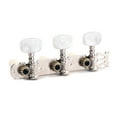 thumbnail image 3 of MasteelfCA Têtes de Machine Tuner de Clavier de Guitare Classique avec Plastique (Argent), 3 of 5