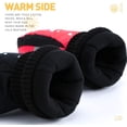 thumbnail image 3 of Guantes de esquí de invierno para niños, guantes de nieve térmicos impermeables y cálidos para correr, esquiar, ciclismo, deportes al aire libre para niños y niñas de 4 a 6 años (negro) oso de fresa Electrónica, 3 of 5