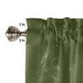 thumbnail image 4 of Sage Green Trees Valances for Windows Farmhouse Kitchen Curtains Valances Rod Pocket Valance Curtains for Windows Forest Art Decor Spring Summer Nature Leaf Window Valances for Bathroom 54"x18", 4 of 6