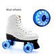 thumbnail image 3 of 4 Ruedas para Patines de 58 mm X 32 mm, Luminosas Patinetas Cuatro Ruedas, Exteriores con Luces, Color Rosa, 3 of 6