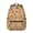 Boston Terrier and, variant on Boston Terrier and Floral Orange Pattern Backpack for School, Cute School Bag with Adjustable Shoulder Straps and Padded Back, 15.3"x11"x7.1"