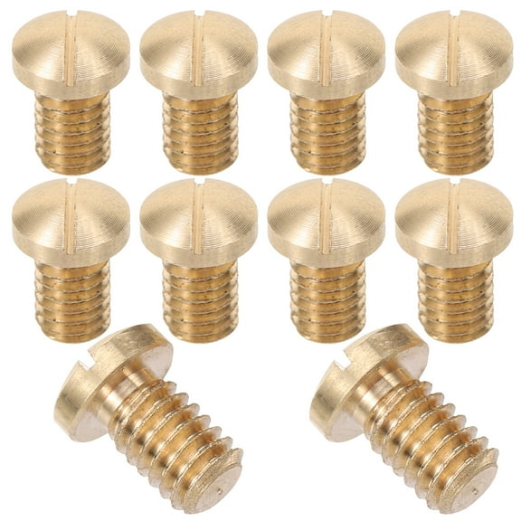 OUNONA 10pcs Golden Brass Saxophone Screws for Alto Tenor Soprano Woodwind Instrument Repair Replacement Parts