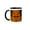 Black/White, variant on 3drose, Usa, Colorado, Lafayette. Autumn Sumac Montage., 11oz Two-tone Green Mug