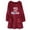 Wine, variant on Feancey Fleece Pajama Tops for Women Yes Im Still Cold Crewneck Sweatshirts Winter Fluffy Fuzzy Pullovers Mid Length Casual Thermal Underwear with Pockets Gray XL