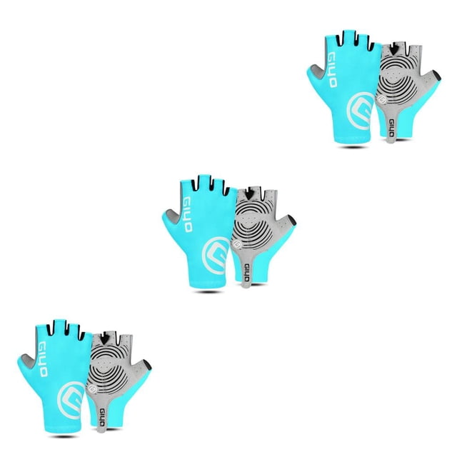 Guantes de ciclismo Greeniant 1 par de medio guantes Naranja S