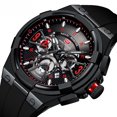 thumbnail image 4 of Reloj de ocio para hombre, reloj de cuarzo resistente al agua, reloj de superficie hueca flotante para hombre, 4 of 5