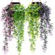 thumbnail image 3 of Xiao Hua 2 piezas de enredaderas de flores artificiales, para Navidad, plantas de hiedra colgantes de plástico, enredaderas falsas, hierba verde, 3 of 5