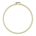 thumbnail image 4 of MasteelfCA 12PCS Bamboo Embroidery Adjustable Circle Frame DIY Craft Cross Stitch Chinese Traditional Sewing Manual Tool (25CM), 4 of 7