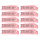 thumbnail image 2 of 10pcs Foldable Hair Comb Portable Shaping Multi Functional Folding Comb for Hairdressing Pink, 2 of 4