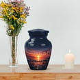 thumbnail image 7 of MUKTIVE Music Small Urns for Human Ashes Keepsake, Miniature Blue Urns for Human Ashes Adult Female, Small Sunset Urn for Mom, 3 Inch Little Cloud Urn for Adult Man, 7 of 7