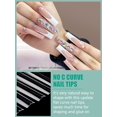 thumbnail image 3 of Uñas Lionvison, 504 unidades, acrílico transparente, 3XL, extra largas, 3 of 8