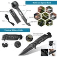 thumbnail image 5 of Survival kit, 13-in-1 emergency gear for camping and hiking. Tools for outdoor adventures, also a cool birthday gift., 5 of 17