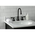 thumbnail image 2 of Kingston Brass KS2985TAL Tudor Widespread Bathroom Faucet with Brass Pop-Up, Oil Rubbed Bronze, 2 of 8