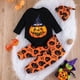 thumbnail image 2 of Mono con pantalones y diadema de fantasma para Halloween para bebé, 2 of 4