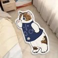 thumbnail image 1 of Cartoon Bedside Rug Cat Floor Mat Fluffy Cat Mats Irregular Carpet for Living Room Shaggy Area Rugs Thicken Doormat Cute Decor, 1 of 7