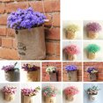 thumbnail image 2 of Coofit Artificial Flower Decorative Hanging Plant Wall Hanging Ornament with Sack, 2 of 9