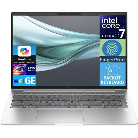 HP EliteBook 660 G11 Business Laptop 16.0in IPS WUXGA Display (Intel Ultra 7-155U, 16GB DDR5, 512GB SSD, Intel Graphics, Backlit KB, Fingerprint, 2 Thunderbolt 4, WiFi 6E, FHD Webcam, Win 11 Pro)