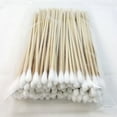 thumbnail image 5 of SharkTRUE Cotton Swab 100 Pcs Wood Handle Cotton Tip Swab Cotton Buds Cotton Tipped Applicator for Cleaning, Makeup, Polishing Jewelry, Crafts M7B5, 5 of 6