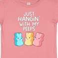 thumbnail image 4 of Inktastic Easter Hangin' with My Peeps Boys or Girls Baby T-Shirt, 4 of 5