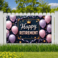 thumbnail image 5 of Decorative Design Retirement Party Happy Banner Elegant Crown Balloon Decoration for Celebration Event Indoor Outdoor, 5 of 8