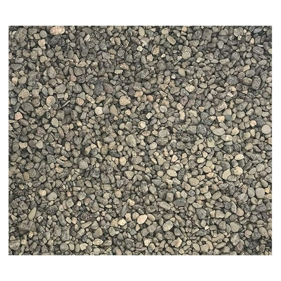 40 LBS Grey Pea Gravel - Landscape Rocks - Drainage Rock - Gardening - Average Size 3/8 inch - 1/4 inch Stone