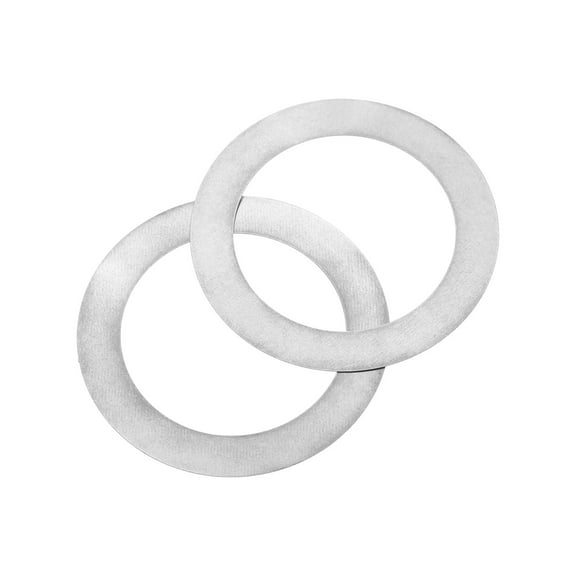 20Pcs 304 Stainless Steel Flat Washers, M30x42x0.1mm Ultra Thin Flat Spacers