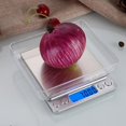 thumbnail image 2 of Precision Scale,500g/0.01g,0.01g,with Tare And Count Function,backlit Lcd Display (silver), 2 of 5