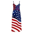 thumbnail image 2 of TaTaai Womens Holiday Printed Maxi Dress Sleeveless Round Neck Solid Color Loose Fit Ankle-Length Dress for Spring Summer Daily Beach Wear Gift, 2 of 8