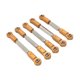 thumbnail image 1 of Bewildely RCGOFFLOW, varilla de enlace de dirección más fuerte de aleación de aluminio, varilla de enlace de dirección más fuerte para 1/10 Kits de construcción modelo Naranja, 1 of 6