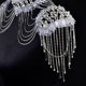 thumbnail image 4 of Hombro Cadena Rhinestone Accs Traje de Baño Perla Cuerpo Diamant Ajustable Lujo Hecho a Mano Cristal Regalo Moda para Prom Boda Hugo Collar de cadena de hombro, 4 of 8