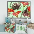 thumbnail image 3 of Designart 'VIntage Tropical Flowers VII' Traditional Framed Art Print, 3 of 4